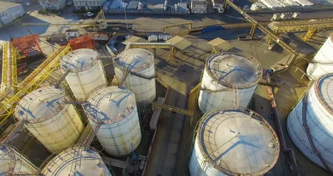 Fuel Tanks Stock Footage 129384144