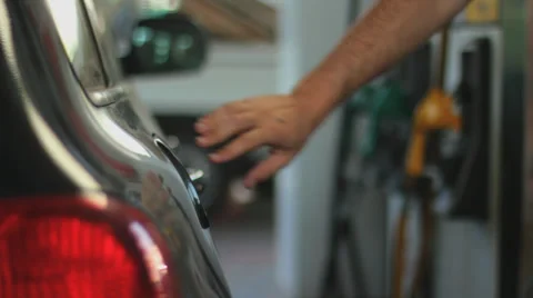 Fueling a car 2 Stock Footage 30208927