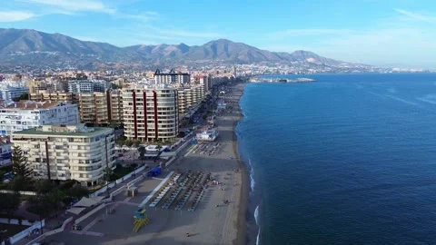 Fuengirola coastline Stock Footage 286736060