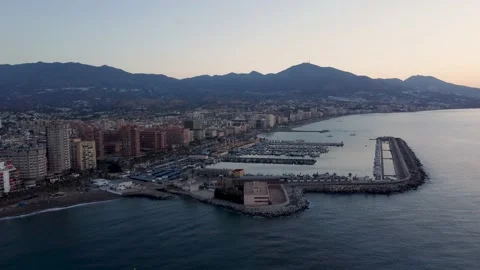 Fuengirola Port Stock Footage 203536001