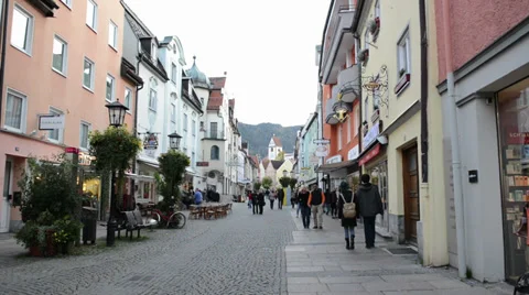 Fuessen in Germany Video stock 32281708