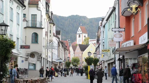 Fuessen in Germany Video stock 32282841