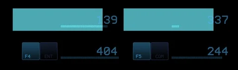 FUI building 1 Stock Footage 95230551