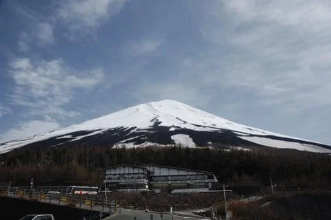 Fuji at 5th Station Stock Photos