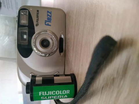 Fuji analog camera Stock Photos