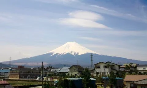 Fuji countryside view Stock Photos