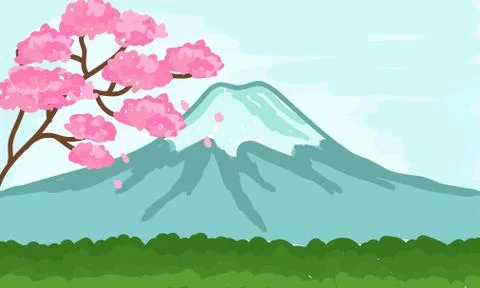 Fuji Stock Illustration