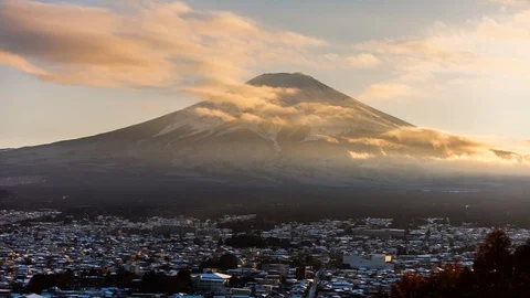 Fuji Mountain Stock Footage 103610964