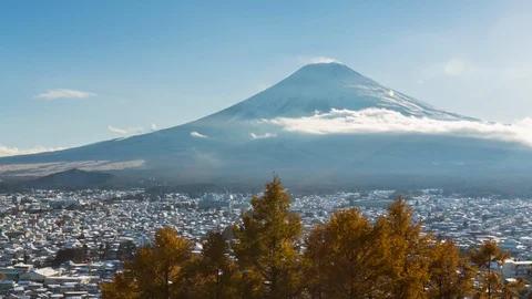 Fuji Mountain Stock Footage 107174891