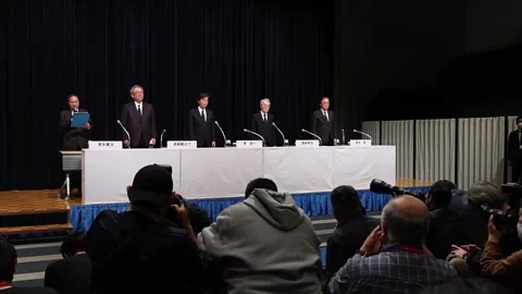 Fuji TV Network executives resign amid sexual assault allegations, TOKYO, JP - 2 Stock Footage 300168580