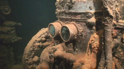 Fujikawa Maru R2D2 Close-up Stock Footage 682060