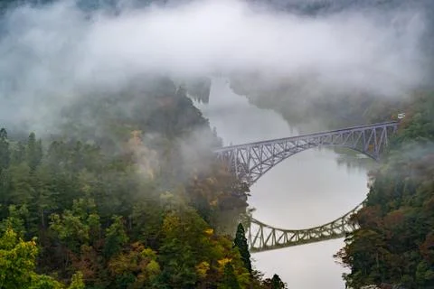 Fukushima First Bridge View point Foto stock