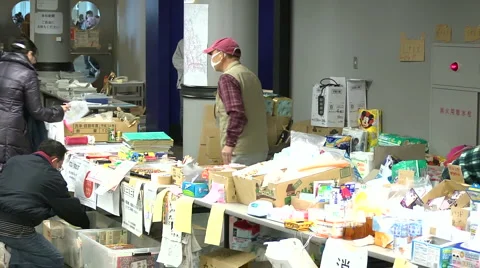 Fukushima Refugees Stock Footage 2462170