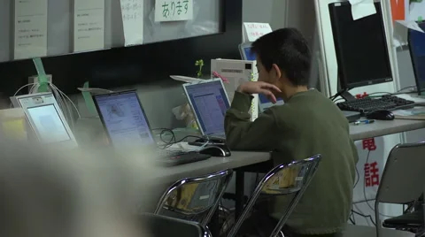 Fukushima Refugees Stock Footage 2463025