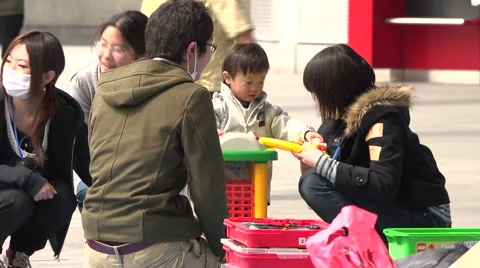 Fukushima Refugees Stock Footage