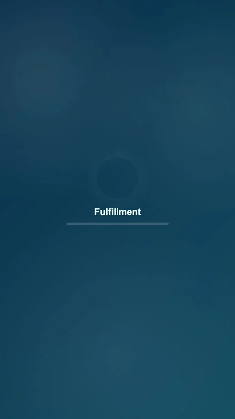 Fulfillment Operations Console Modern Gradient SaaS Interface Vertical Animation Stock Footage 345154877