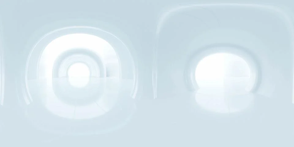 Full 360 equirectangular spherical panorama futuristic technology building 库存插图