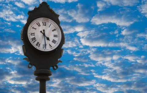 Full background with clouds - cloudy day Stock Photos