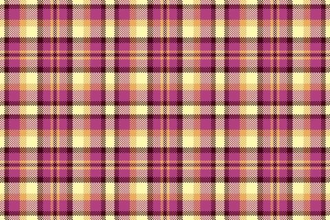 Full background vector plaid, product fabric check texture. Stationary tart.. Stock Illustration