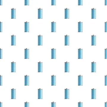 Full battery charging power pattern design Stock Illustration