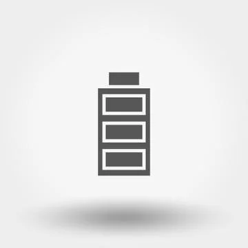 Full Battery icon Stock Illustration