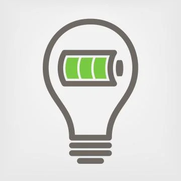 Full Battery Stock Illustration