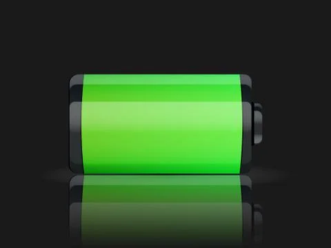 Full battery indicator. Stock Illustration