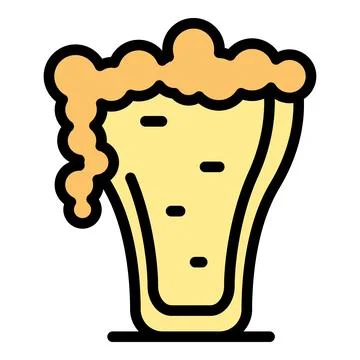 Full beer mug icon vector flat Stock Illustration