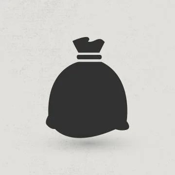Full Black sack Stock Illustration