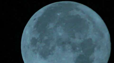 Full Blue Moon 库存影片 35324706