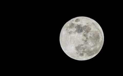 A full blue moon Stock Photos
