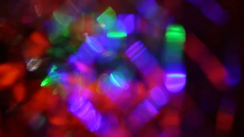 In full blur the blinking of multicolored glows Vidéo 143848439