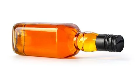 A full bottle of whiskey Stock Photos