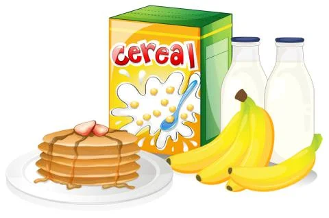 Full breakfast meal イラスト素材