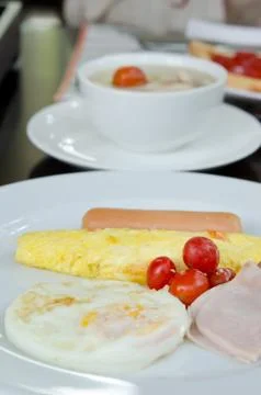 Full breakfast Stock Photos