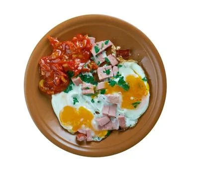 Full breakfast set Stock Photos