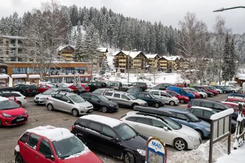 Full car park Stock Photos