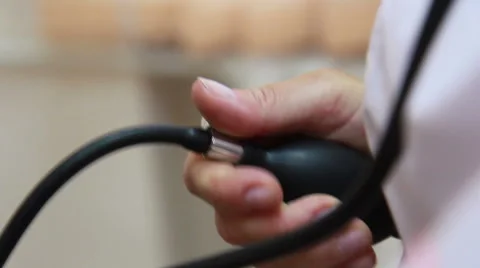 Full cardio examination of the patient using the treadmill test Stock Footage 49356056