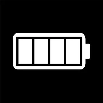 Full charge flat icon on a white background Stock-Illustration