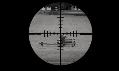 FULL CIRCLE - aiming Stock Footage 268791243