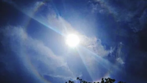 Full Circle Rainbow Stock Photos