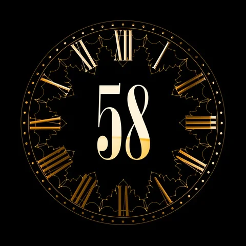 Full clock Alpha Stock Footage 99739190