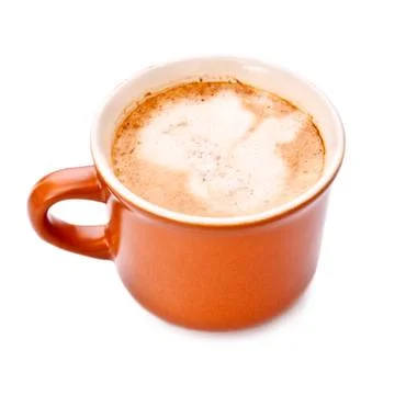 Full coffee cup Foto stock