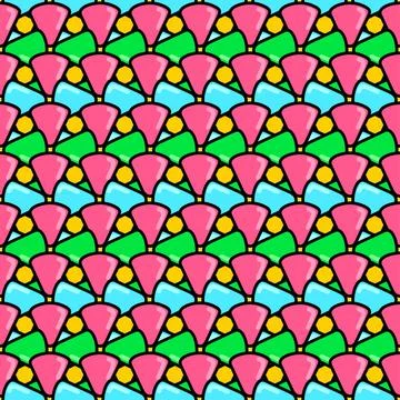 Full color seamless pattern textile print. repeat pattern background design Stock Illustration