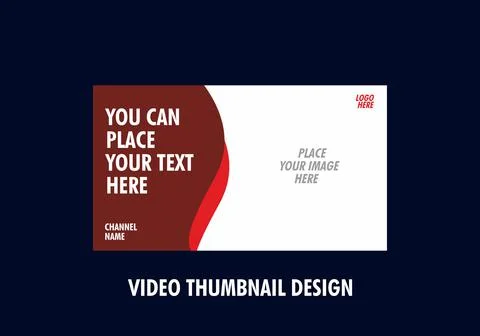 Full color of video thumbnail Stock Illustration