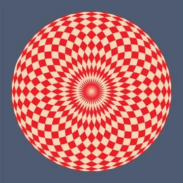 Full Colored effect hypnotic Abstract background. Illustration. Stock Illustration