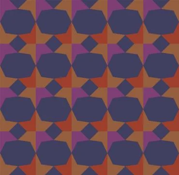 Full Colored Hypnotic Background Seamless Pattern. illustration Stock Illustration