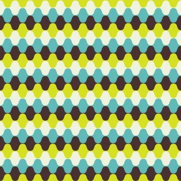 Full colored Hypnotic Seamless Pattern Background. Illustraion Stock Illustration