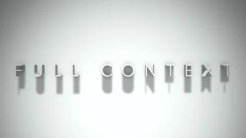 Full context 3D title animation white text on a white background Vidéo 299374095