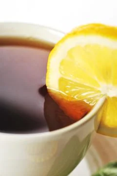 Full cup of tea Stock Photos